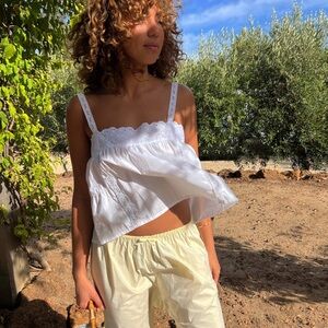 Laneway White Immy Top in Ivory